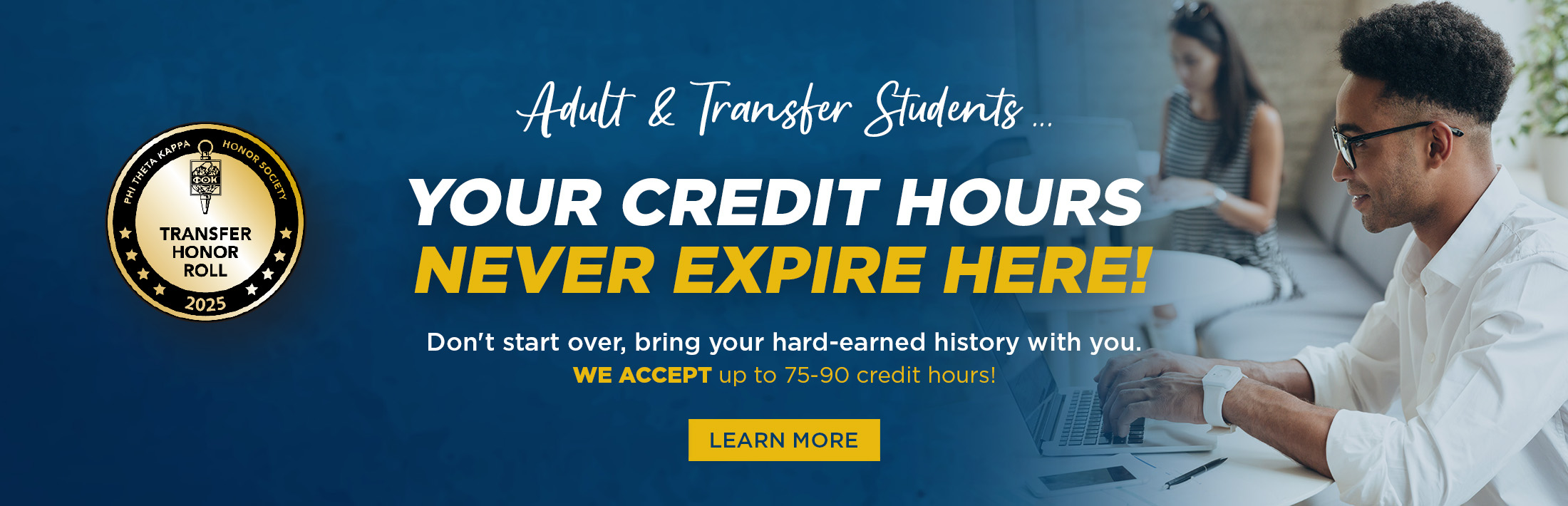 adult students transfer promo