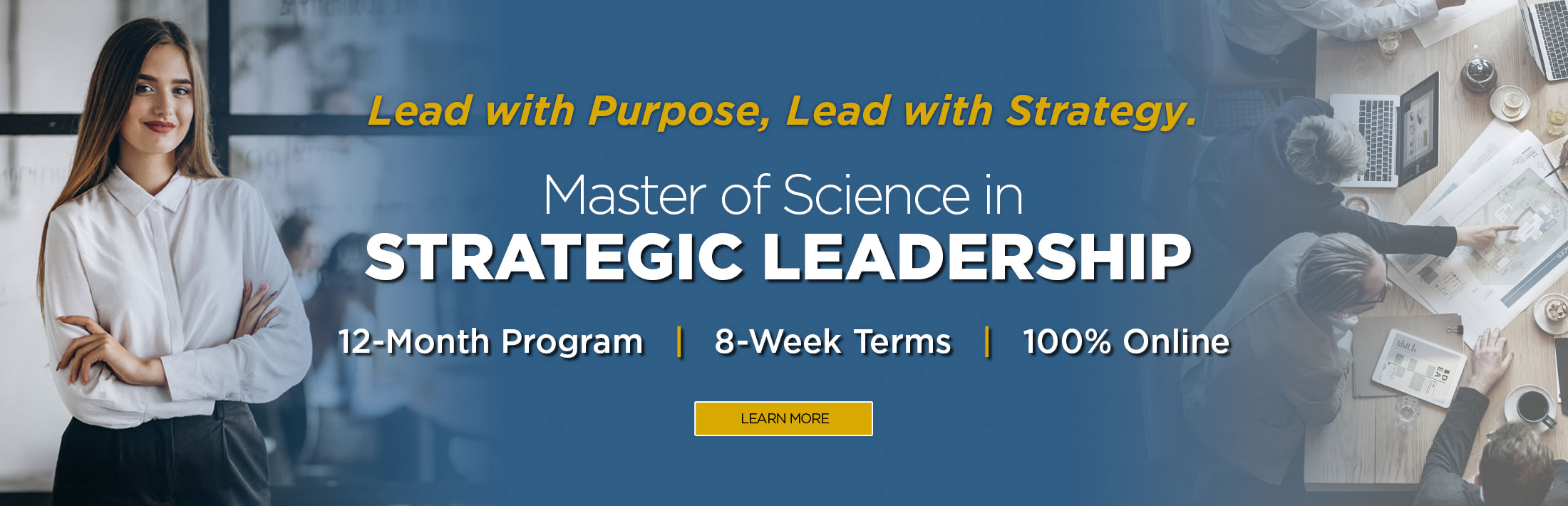 strategic leadership program with woman