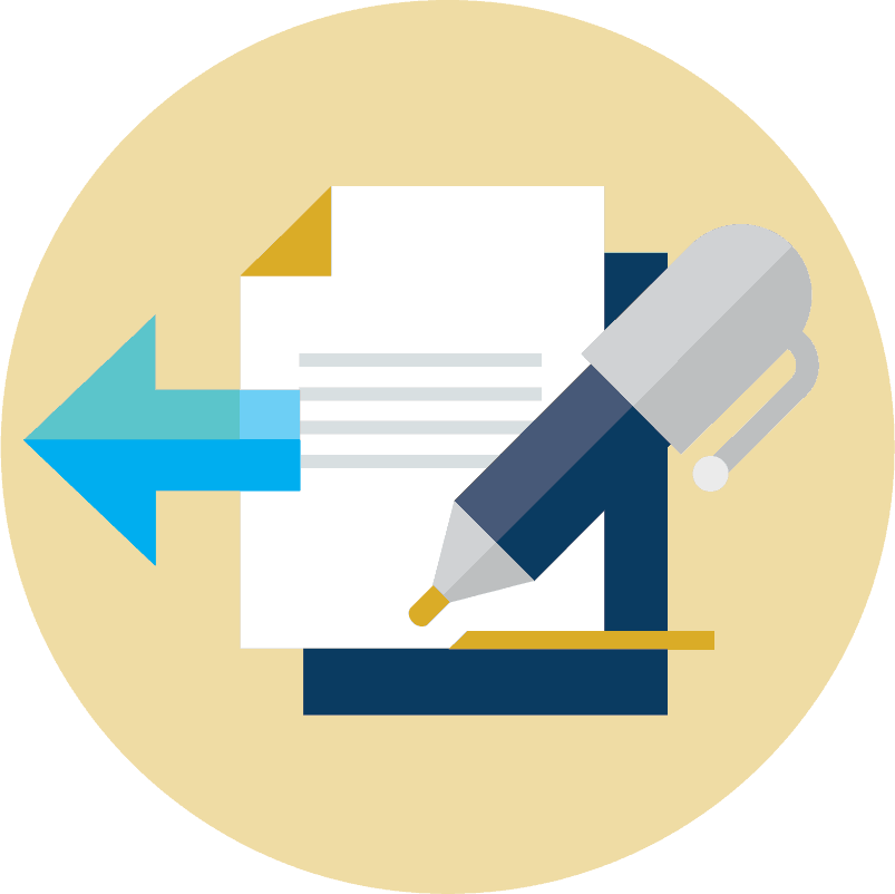 Checklist graphic admissions icon