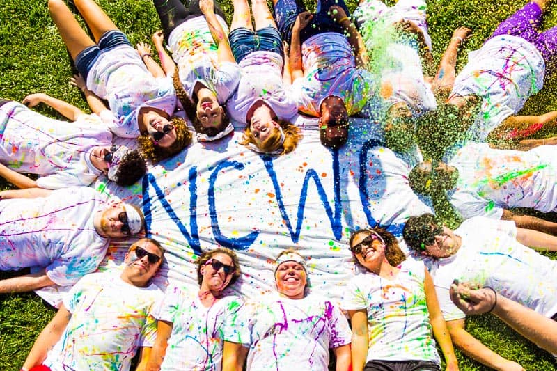 ncwc students color run