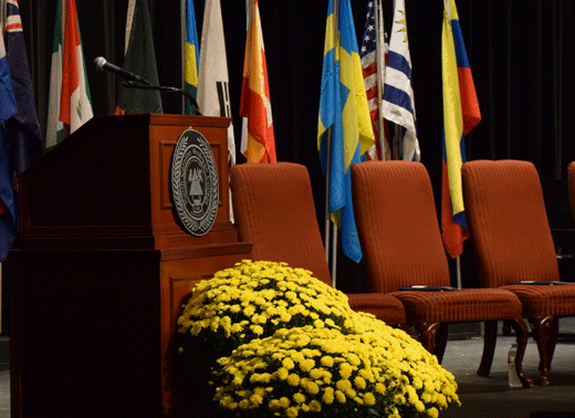 ncwc Founder's Day podium