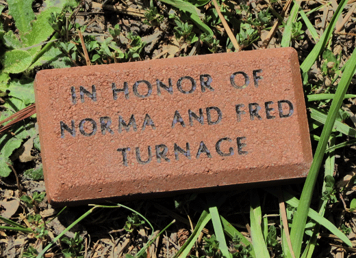 ncwc memorial brick on campus