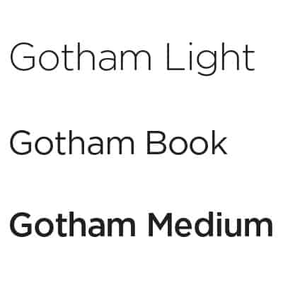 ncw branding Gotham