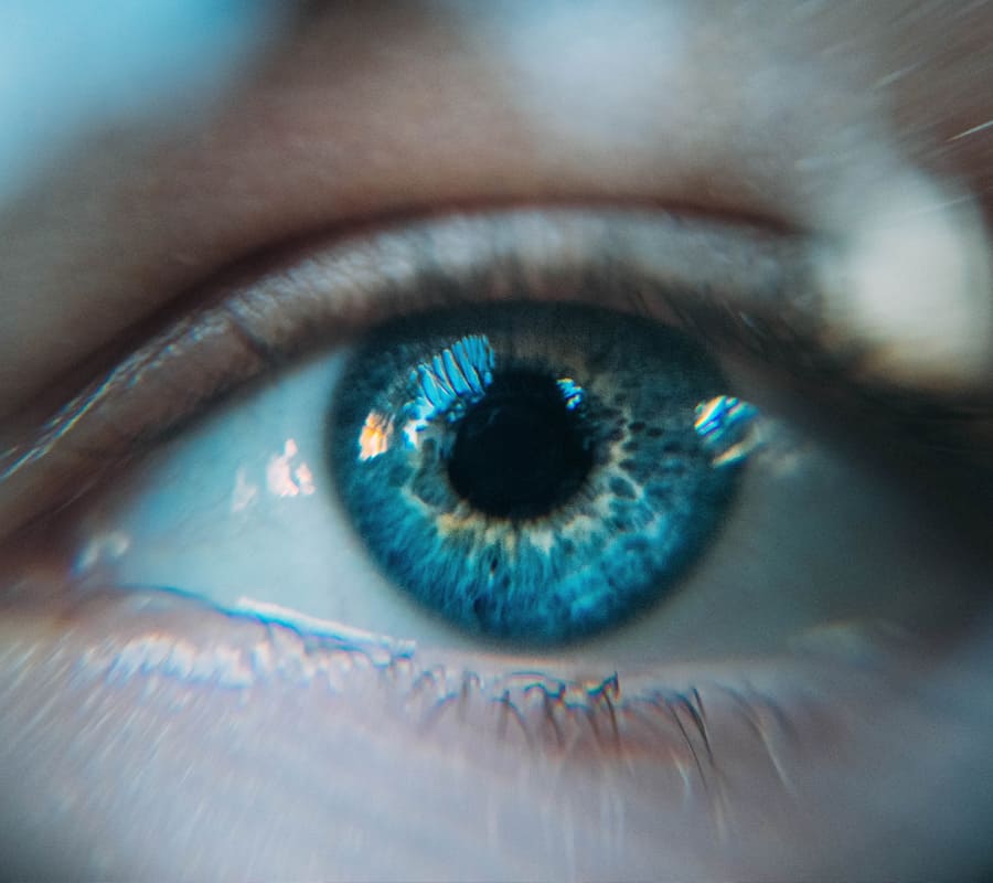 close up of an eye psychology focused