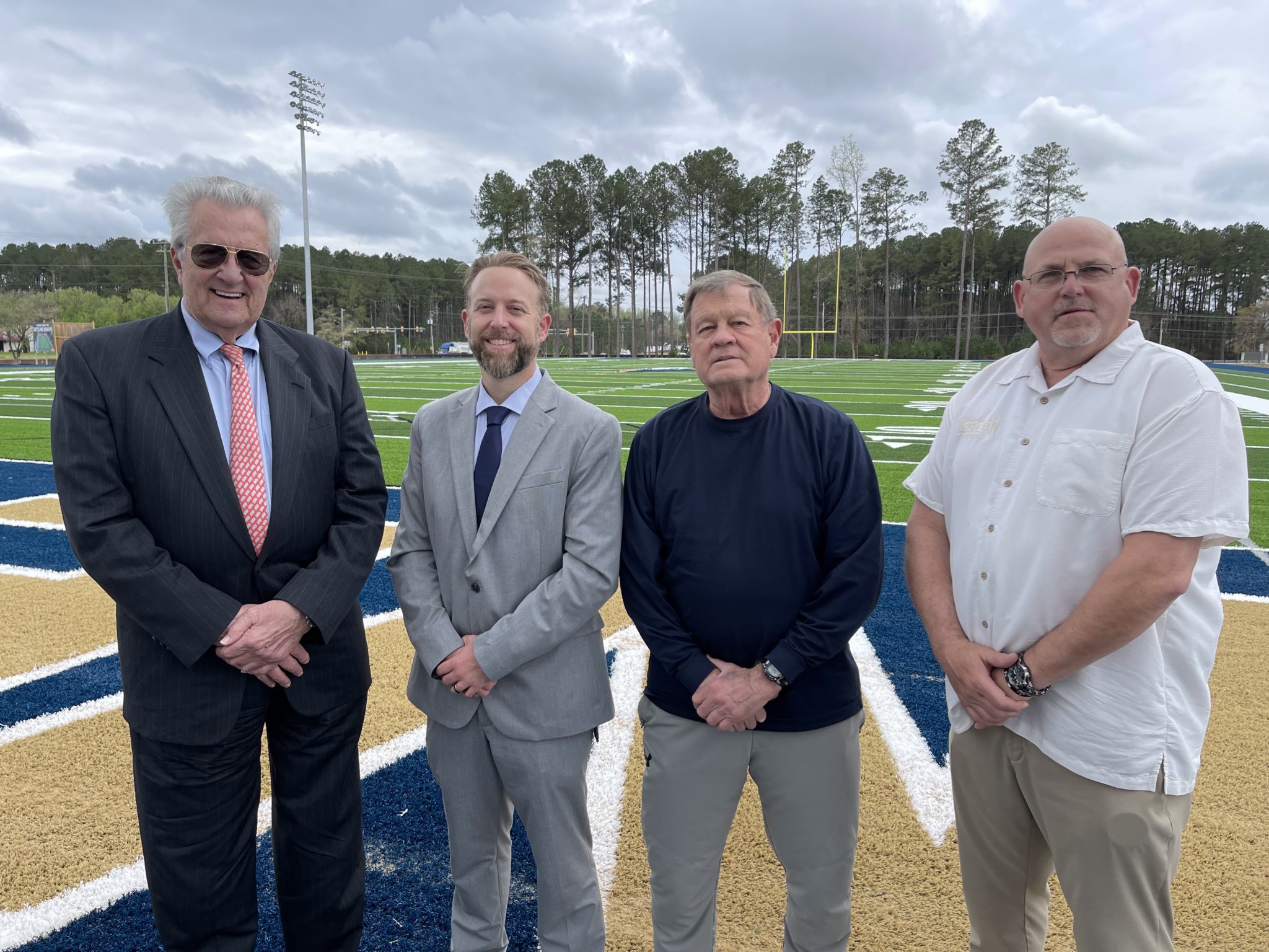 University Honors Marion Barnes Family with Press Box Naming