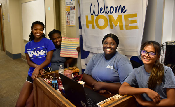 student attendants in dorm