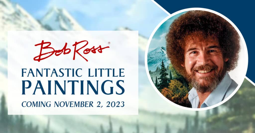 Bob Ross Happy Little 18-Month Coloring Planner: July 2023