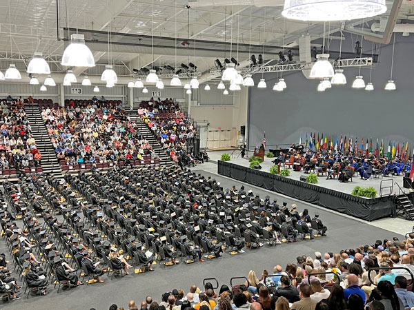 graduation at the rocky mount event center