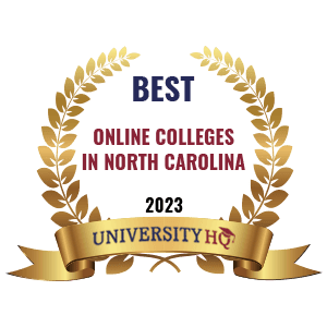 best online degree in nc badge