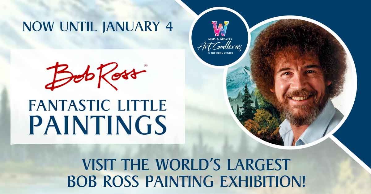 Bob Ross Art Exhibition North Carolina Wesleyan University