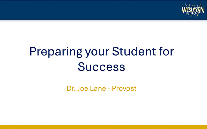 preparing for success as a student graphic