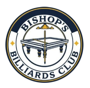 billiards logo in navy