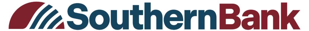 southern bank logo in red and blue