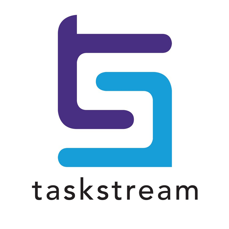taskstream logo in blue and purple