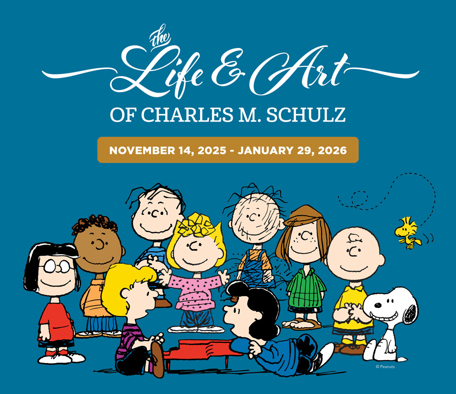 The-Life-&-Art-of-Charles-M-Schulz-2025 peanuts gang image group