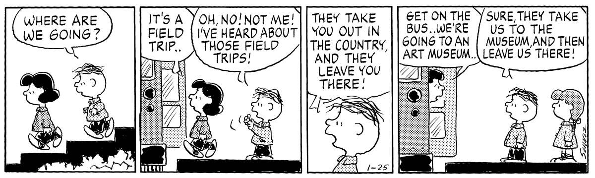 pe990125-web Charles Schulz comic strip