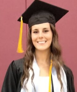 white female graduate